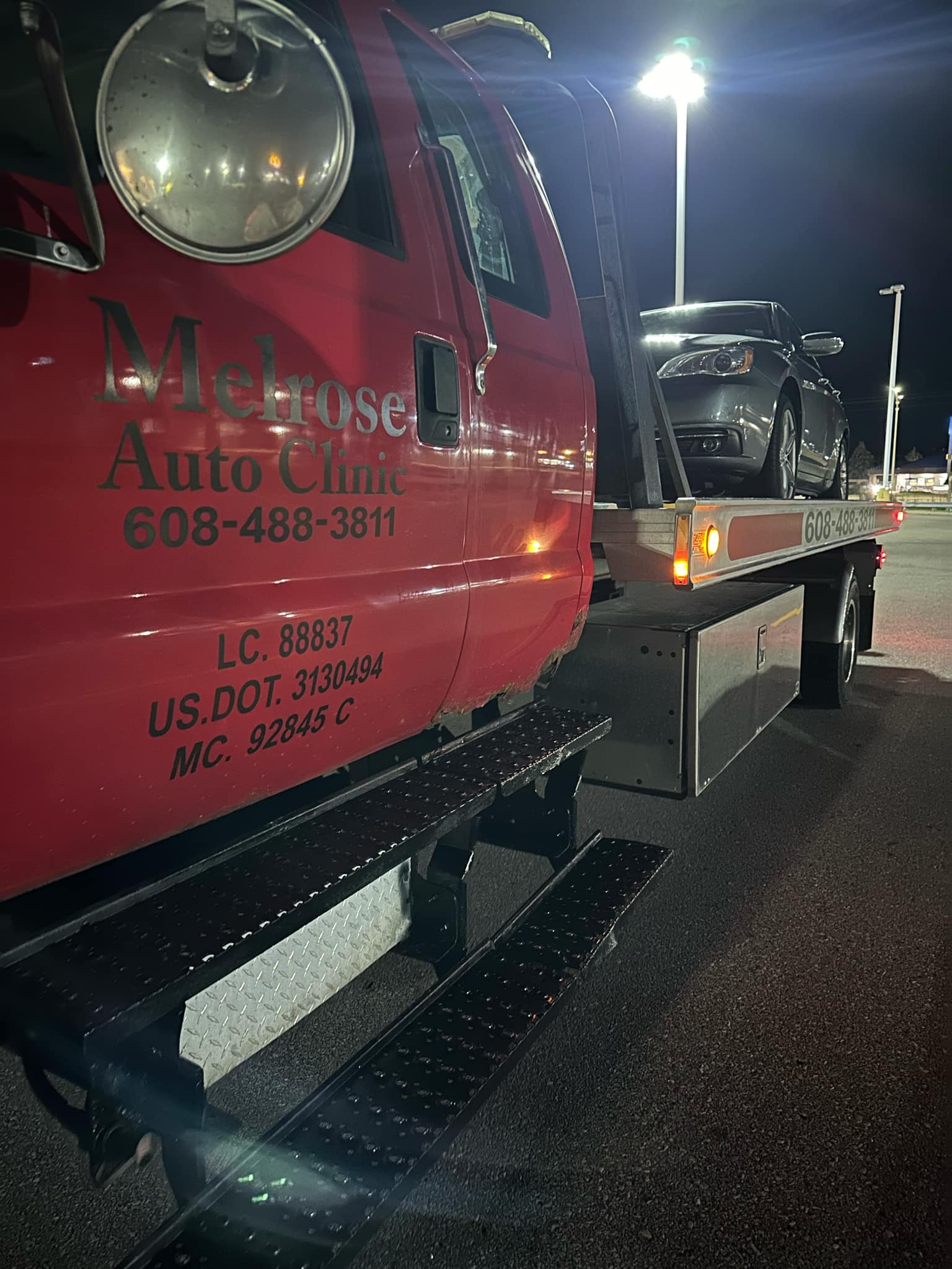 Melrose Auto Clinic Tow Truck